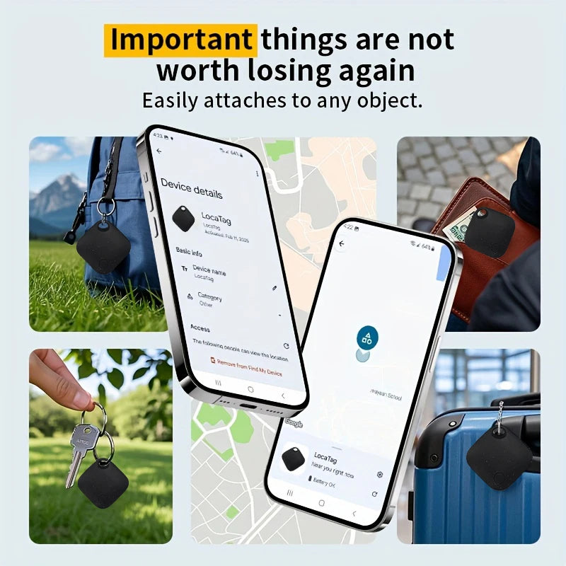 Traceo Tag — Localisateur Bluetooth compatible Google Find Hub | Android, Samsung, Pixel, Xiaomi