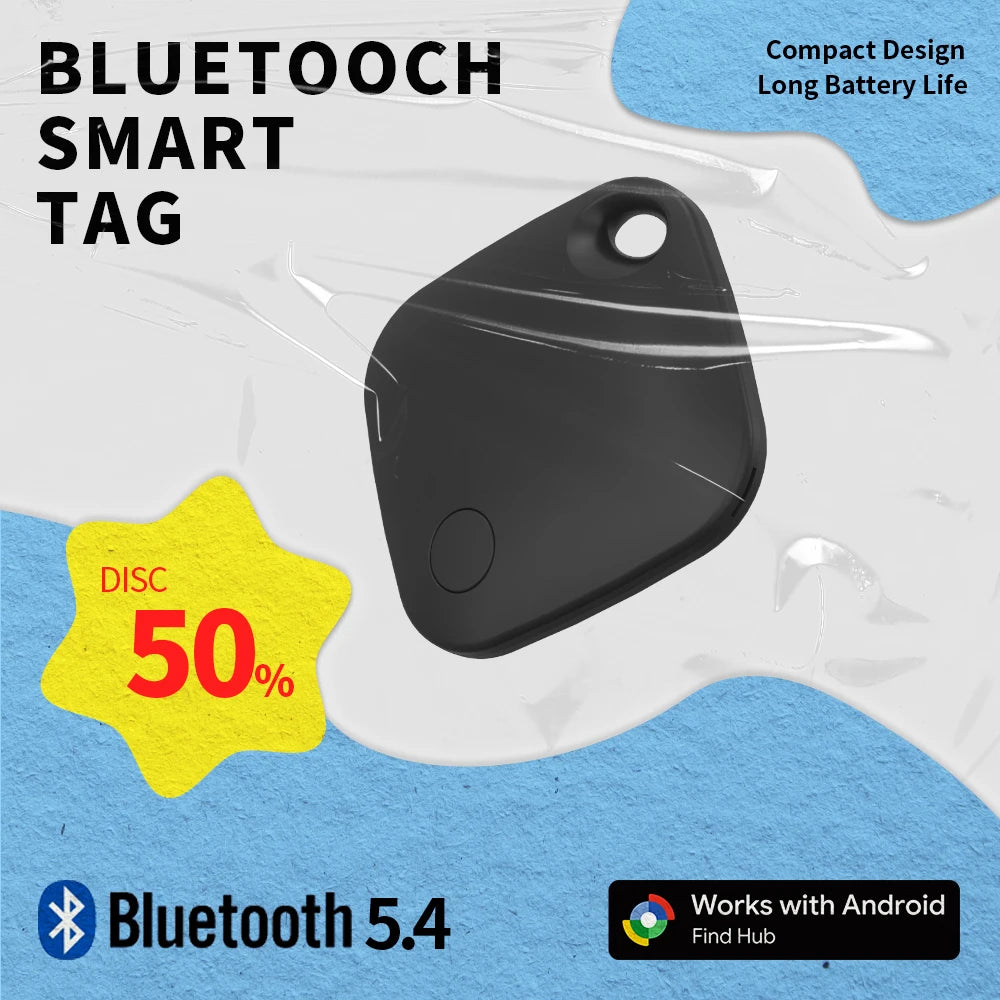 Traceo Tag — Localisateur Bluetooth compatible Google Find Hub | Android, Samsung, Pixel, Xiaomi