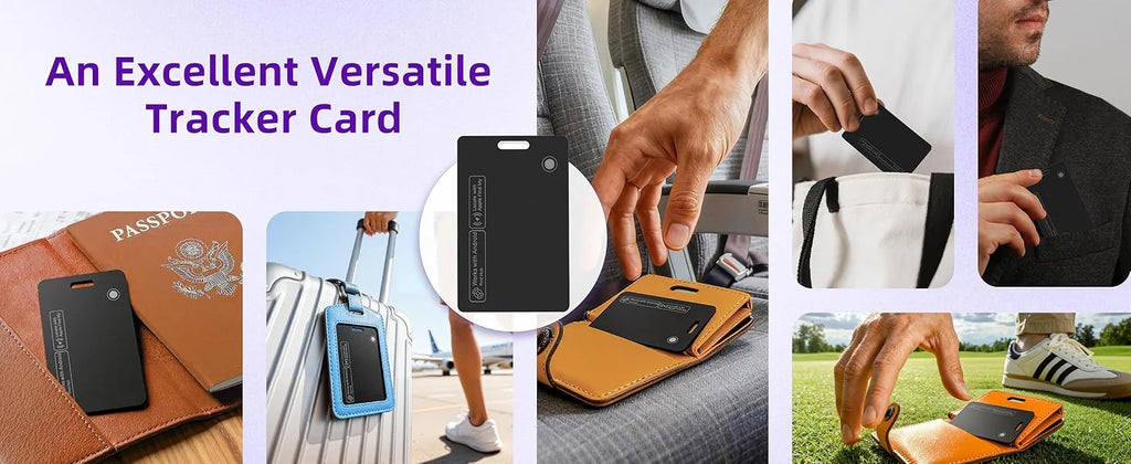 Traceo Card — Localise ton portefeuille instantanément | Rechargeable, étanche, compatible Google Find Hub