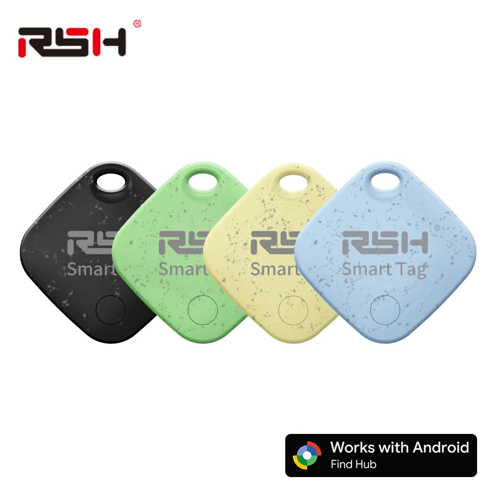 Traceo Tag Android — Pack de 4 localisateurs Bluetooth, compatible Google Find Hub | Xiaomi, Samsung