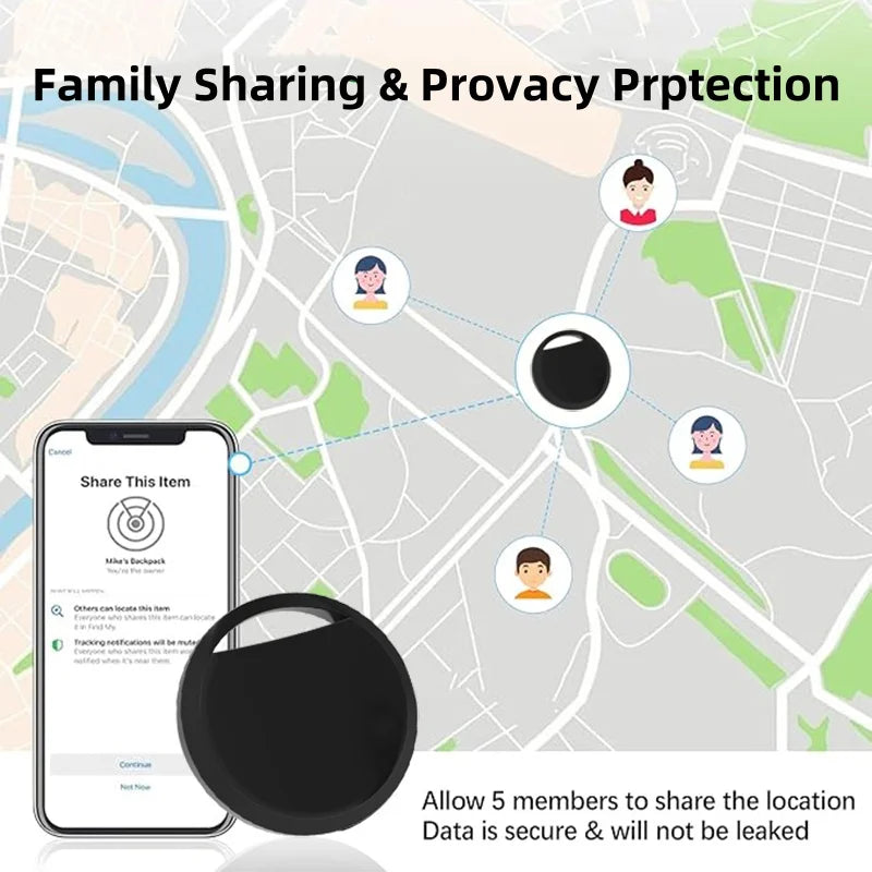 Traceo Tag — Pack de 4 localisateurs Bluetooth certifiés MFi, compatible Apple Find My